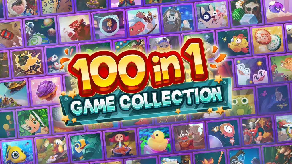 100-in-1 Game Collection is now available on Steam and Nintendo Switch!